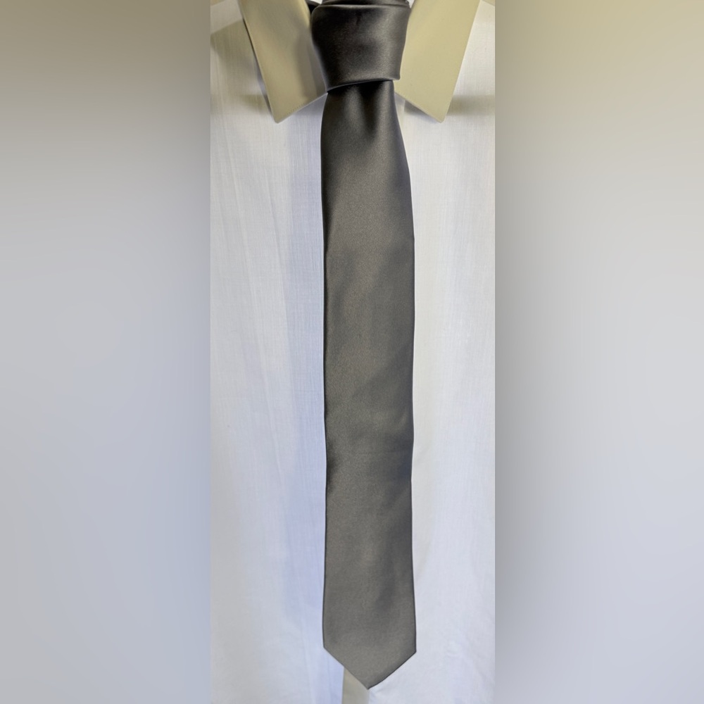 Calvin Klein Light Blue / Silver / Periwinkle Silk Tie